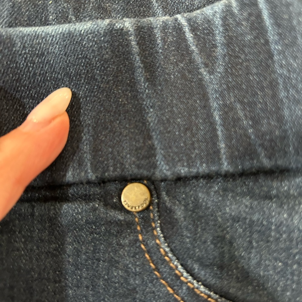 Liverpool Jeans Navy Super Skinny Pull-On Jeans - Picture 4 of 10